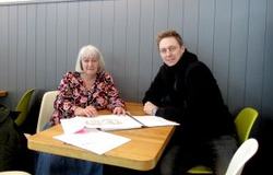 3. Garden designer Carolyn Harden and landscaper Jon Jarvis