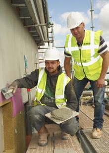 Apprentice Jay Gunn with employer Jason Wall